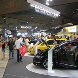 view of the honda booth