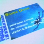 NAUI Scuba Diver Card