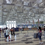 the whole terminal is luminated purely by sunlight in the day