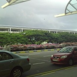 view of Terminal 3 across the roads from Terminal 2