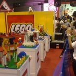 Some of the rather plain looking lego on display