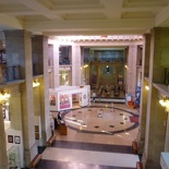 The museum atrium