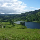 That's Rydal lake below, where we initially came from