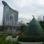 View of the sands towers from the YOG park