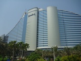 beside it is the Jumeirah beach hotel