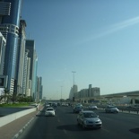 Crusing along the Sheikh Zayed Road