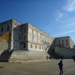 The prison block from the courtyard