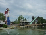 The Frontier trail is home to a no of water rides