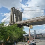 The upskirt of the Brooklyn Bridge