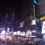 Timessquare is very different at night