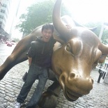 Speaking of bull, the Wall street charging bull!