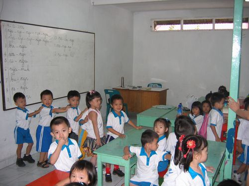 The primary classrooms