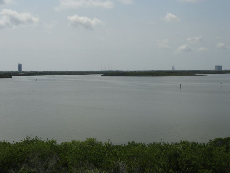 The Cape Canaveral Air Force Station down south