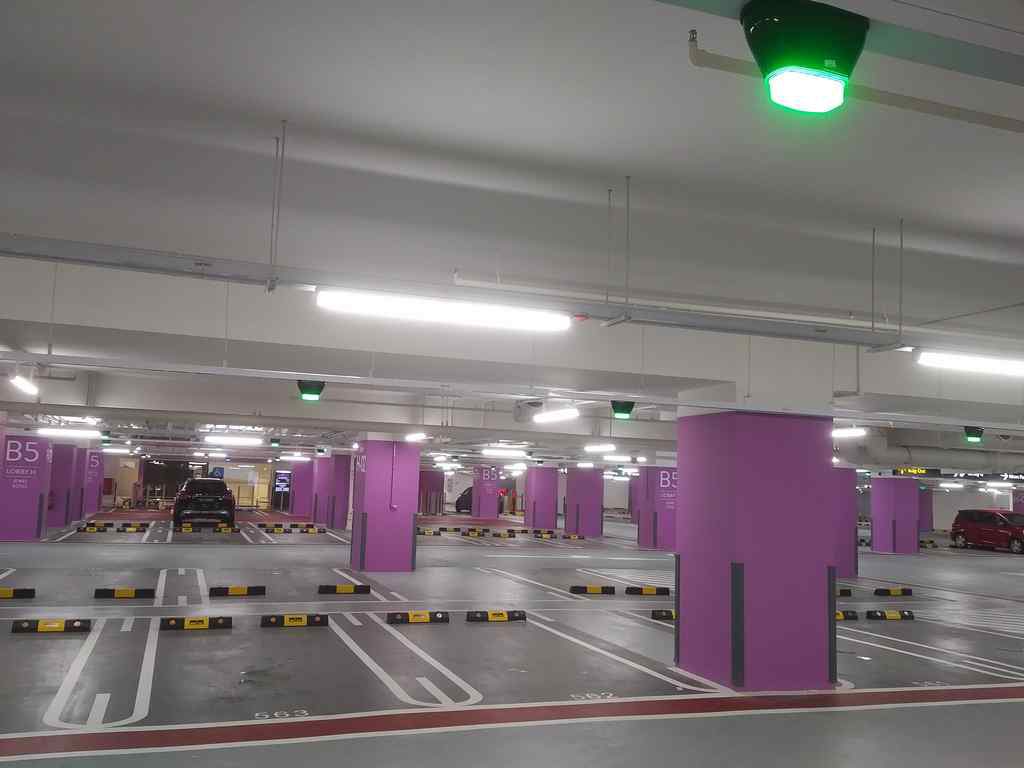 The Jewel Carpark with the status LEDs