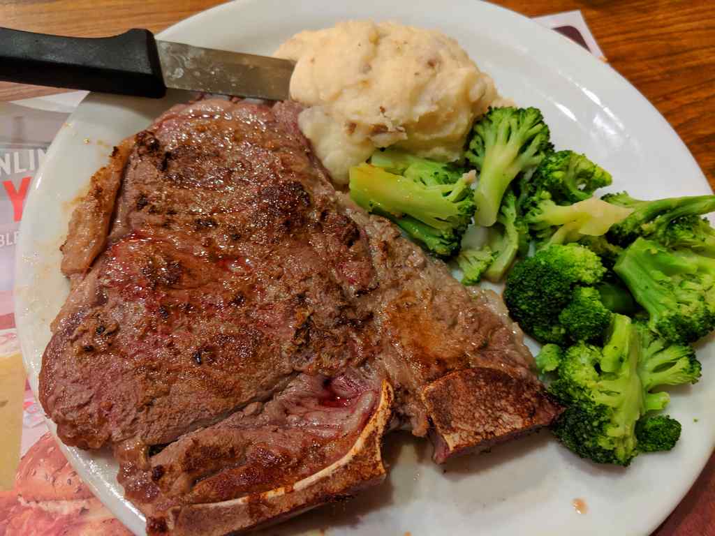 Sirloin Steak ($12.29) Not a bad meal, but could be better