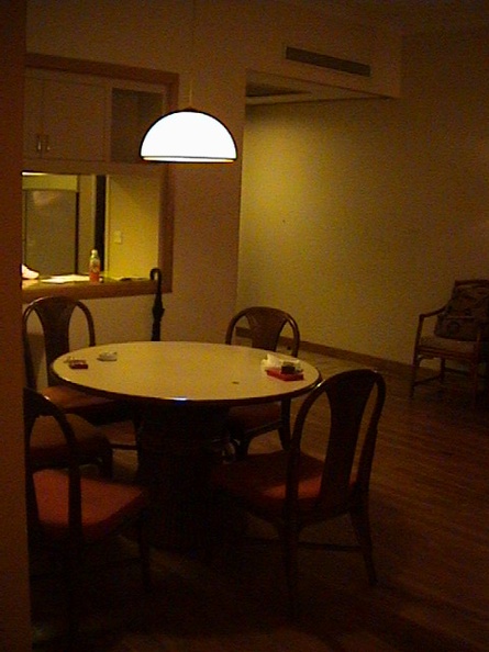 the dining area