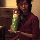 here we have gz advertising his all fav green tea