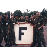 The section commanders at the sign
