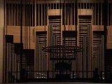 some funky wood paneling.. nice design anyway