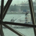 the merlion from the deck area