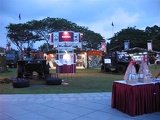 guards booth at nite