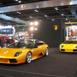 more of the lambos on display