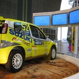 the rally cross suzuki IGNIS on display