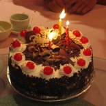 The birthday cake!