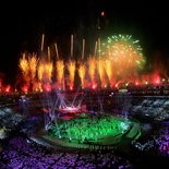 Torino Winter Olympics 2006 closing fireworks