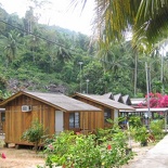 another shot of the huts &amp;amp; central hut