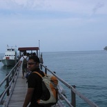 on our 4hr return boat trip! glup!