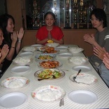 Dinner that night was at our very hospitable rotary president's home again