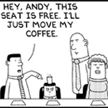 Life as an Intern in dilbert's comic strip