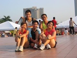 The morning running group