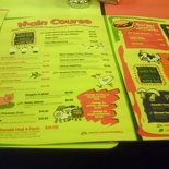 The new menu