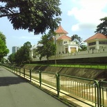 You can enjoy the view of houses along the route