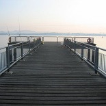 the jetty in the morning