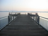 the jetty in the morning