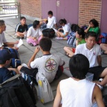 before officially ending the expedition with a debrief at the MRT station itself