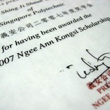 Ngee Ann Study Scholarship 2007