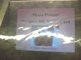 (please remove cover) the passport scanning machines wants out!