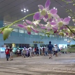 the holding area gates we enter!