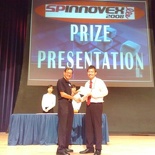 The Gold award presented to my teammate, Khowming (I was the photographer haha)