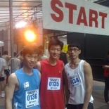 Group photo at the start line