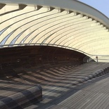 some of the few resting spots on the bridge, thou you can only enjoy the view at the handrails