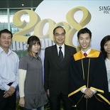 Family Photo with our previous SP Principal Mr Low Wong Fook