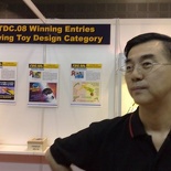 Mr Choy at the SP booth