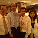 Photo with Tan Hang Cheong SP Principal and Soh Kong Pheng CEO DSTA