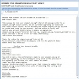 Fake Singnet ISP phishing email 2008