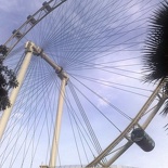 Here we are at the Singapore Flyer!